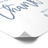 Hochzeitkarten und Geschenke 8x10 Typografie | Dus Poster (Ecke)