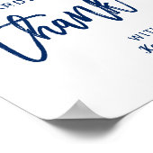 Hochzeitkarten und Geschenke 8x10 Typografie | Nav Poster (Ecke)