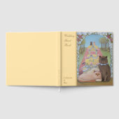 Hochzeitkatzen Gelb "12 x 12" Gästebuch (Voll)