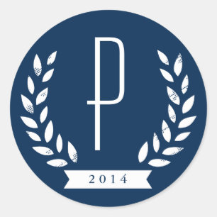 Hochzeitkleber Runder Aufkleber