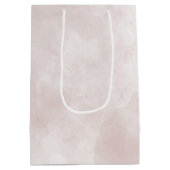 Hochzeitkosmos-Blume auf Rosa Mittlere Geschenktüte (Rückseite)