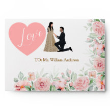 Hochzeitkuverts | Personalisierte Einladung