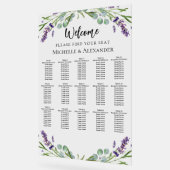 Hochzeitlavender 15 Tische Sitzkarte Acrylschild (Winkel)