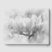 Hochzeitliche Berufliche klassische Blumenkalligra Gästebuch (Rückseite)