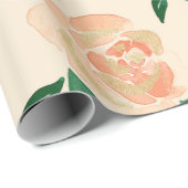 Hochzeitliche Blume Geschenkpapier (Rolleneckpunkt)