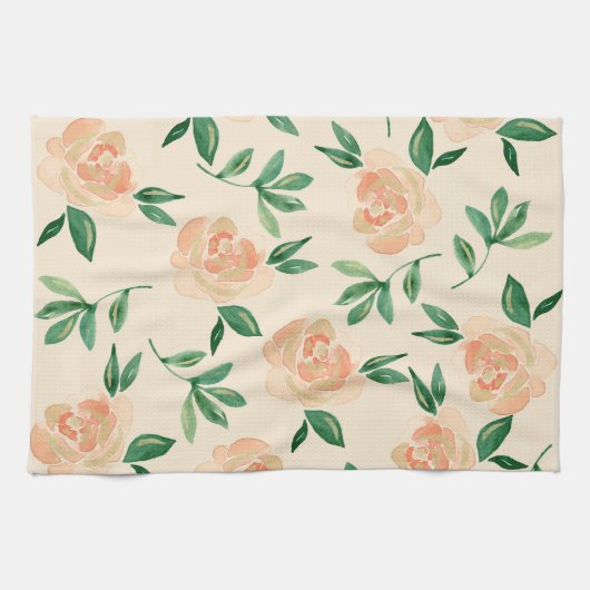 Hochzeitliche Blume Geschirrtuch (Horizontal)