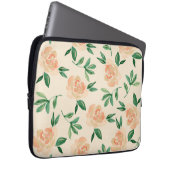 Hochzeitliche Blume Laptopschutzhülle (Vorne Rechts)