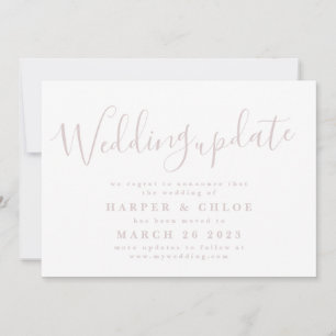 Hochzeitliche Blüte Rosa Veränderung des Datums Ve Save The Date