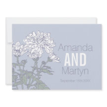 Hochzeitliche Chrysanthemum-weiße Blume auf graue