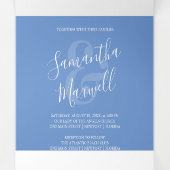 Hochzeitliche Einladung Beach Blue Crab (Innenseite Mitte)