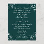 Hochzeitliche Einladung Wild Blume Corners (Vorderseite)