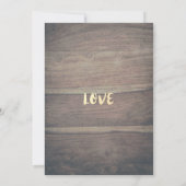 Hochzeitliche Engagement Party Spitze Sonnenblumen Einladung (Rückseite)