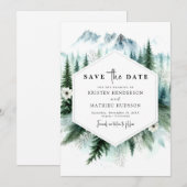 Hochzeitliche Hochzeit Save The Date (Vorne/Hinten)