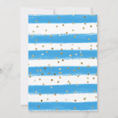 Hochzeitliche Hochzeit von Aquarellfarben, Rosa un Einladung (Rückseite)