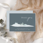Hochzeitliche Hochzeit von Aquarellwäldern Dankeskarte<br><div class="desc">Wasserfarbenwald Grüne Pinienbäume Hochzeit danke, Card. Stilvoll beeindrucken Sie Ihre Hochzeitsgäste mit dieser rustikalen, waldreichen Hochzeitskarte mit einem malerischen Aquarellbild von Kiefern und Bergen in Grün und Weiß. Diese schöne landschaftliche Karte verleiht Ihnen ein ruhiges, rustikales Gefühl für Ihre Wald-, Wald- oder Hochzeitsfeier und wird Ihnen den Ton für jede...</div>