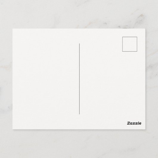 Hochzeitliche Hochzeit von Wildblumen Postkarte (Rückseite)