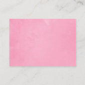 Hochzeitliche Hochzeitsreise Begleitkarte (Rückseite)