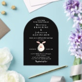 Hochzeitliche moderne Kalligrafie - Akryllische Ei Acryleinladungen (Insitu (Hochzeit))