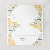 Hochzeitliche Platzkarten für Wasserfarben (Außenseite Aufgefaltet)