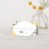 Hochzeitliche Platzkarten für Wasserfarben (Vorderseite)