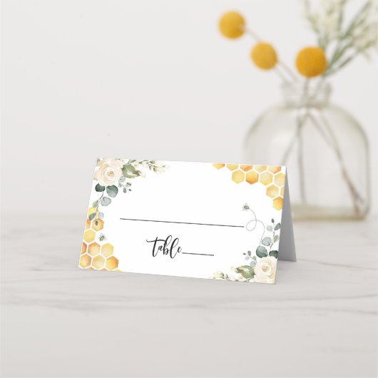 Hochzeitliche Platzkarten für Wasserfarben (Vorderseite)