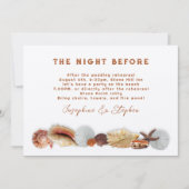 Hochzeitliche Probe Beach Party Einladungen (Vorderseite)