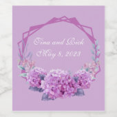 Hochzeitliche Probe Wine tasting in der Fattoria M Weinetikett (Einzelnes Label)