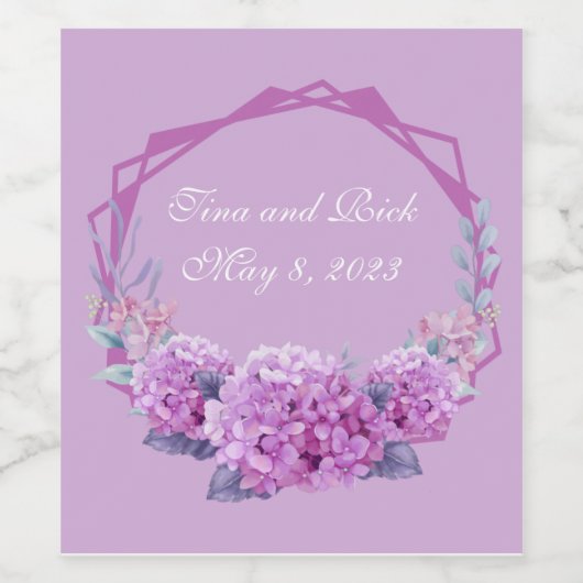 Hochzeitliche Probe Wine tasting in der Fattoria M Weinetikett (Einzelnes Label)