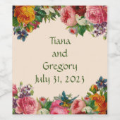 Hochzeitliche Probe Wine tasting in der Fattoria M Weinetikett (Einzelnes Label)