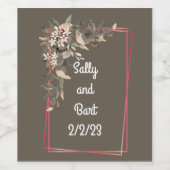 Hochzeitliche Probe Wine tasting in der Fattoria M Weinetikett (Einzelnes Label)