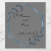 Hochzeitliche Probe Wine tasting in der Fattoria M Weinetikett (Einzelnes Label)