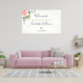 Hochzeitliche Rose Banner
