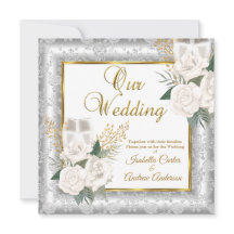 Hochzeitliche Rose Champagner Gold Silbermedaille