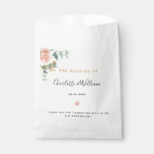 Hochzeitliche Rose Geschenktütchen (Vorderseite)