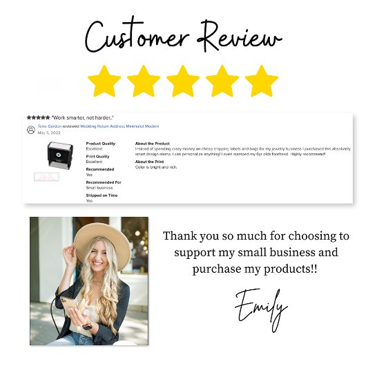 Hochzeitliche Rücksendeadresse Minimalistisch Mode Permastempel