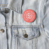 Hochzeitliche soziale distanzierende Rose Button (Beispiel)