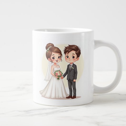 Hochzeitliche Tasse (Rechts)