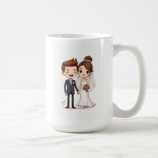 Hochzeitliche Tasse (Rechts)