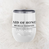 Hochzeitliche Trauzeugin Personalisiert