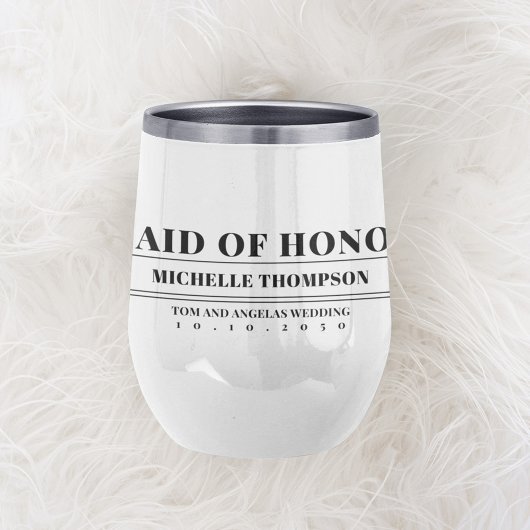 Hochzeitliche Trauzeugin Personalisiert