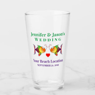 Hochzeitlicher Fisch Beach Tropical Destination Be Glas