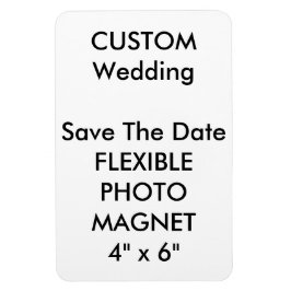 Hochzeitlicher Save the Date-Foto-Kühlschrankmagne Magnet
