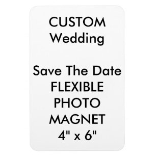Hochzeitlicher Save the Date-Foto-Kühlschrankmagne Magnet