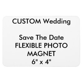 Hochzeitlicher Save the Date-Foto-Kühlschrankmagne Magnet