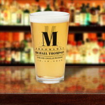 Hochzeitlicher Trauzeuge Modernes Monogramm einfac