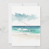 Hochzeitliches Abendessen mit Probe Ankündigung (Rückseite)