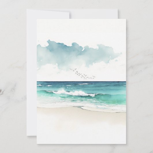 Hochzeitliches Abendessen mit Probe Ankündigung (Rückseite)