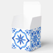 Hochzeitliches Brautparty bevorzugt blaue Fliesenl Geschenkschachtel (Geöffnet)