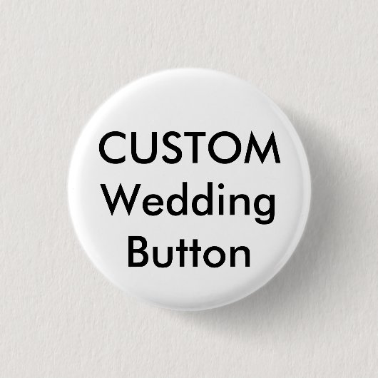 Hochzeitliches Button für kleine 1,25" Runder Butt (Vorderseite)
