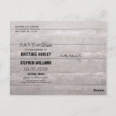 Hochzeitliches Foto Save the Date Hydrangeas Light Postkarte (Rückseite)